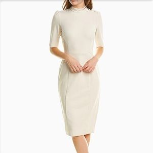 Cream dress- knee length